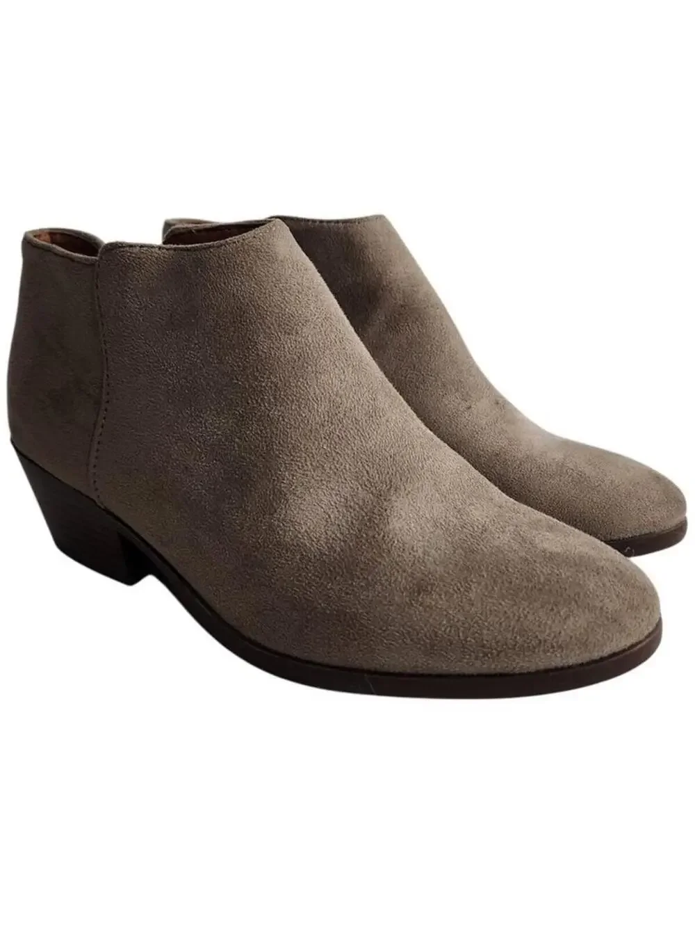 ETC Beige Size 7/8 Ankle Booties
